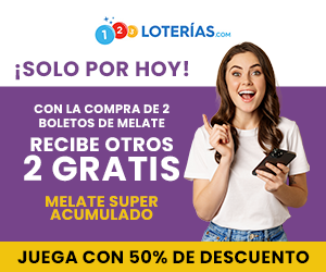 50% de Descuento en 123 Loterias.com